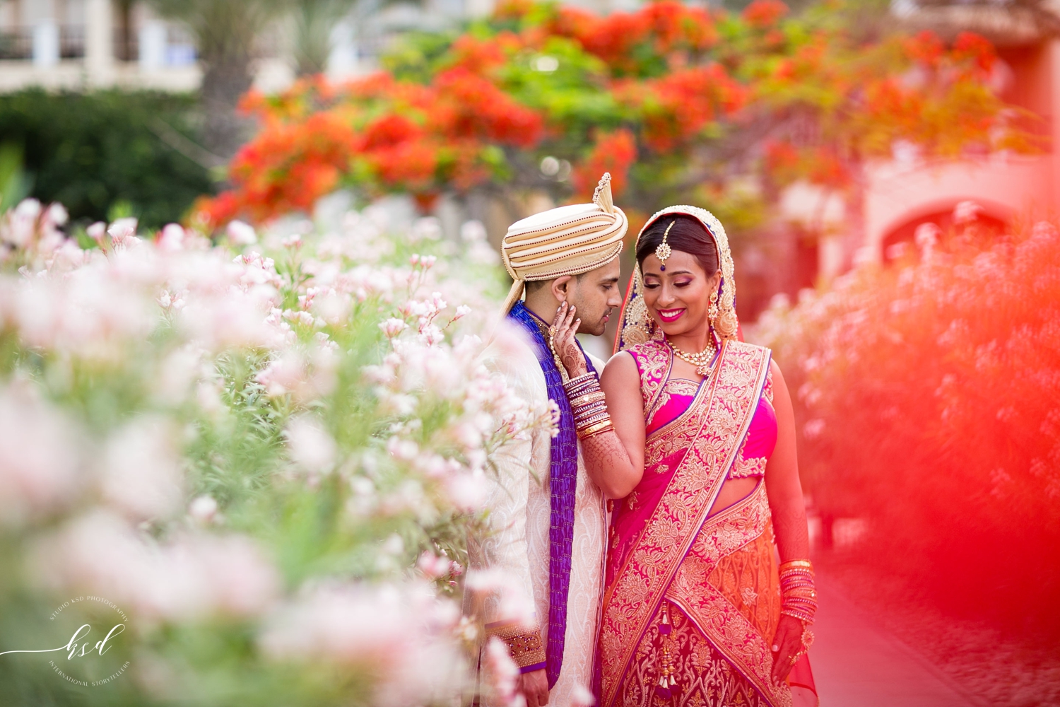 Indian Destination Wedding Photography First Look Natasha Ankur 1