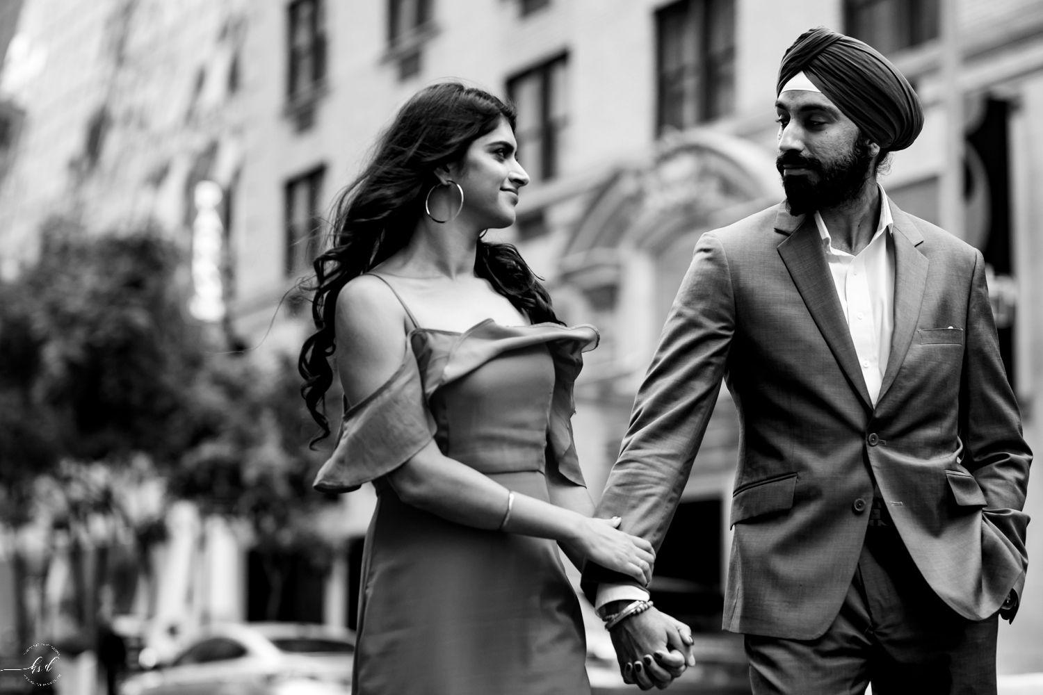 NYC Central Park Engagement Session Harpreet Bhairvi